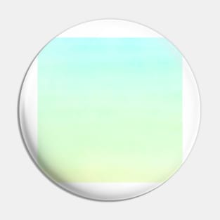 Pastel Blue Green Yellow gradient ombre watercolor Pin