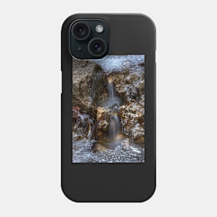 Mountain river on wintertime Phone Case