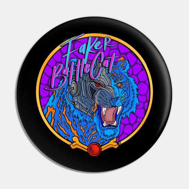 ZOOM ROUND FakerBattleCat logo Pin by FakerBattlecat