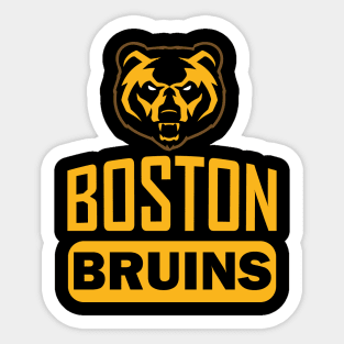 Boston Bruins Bear Hockey Design