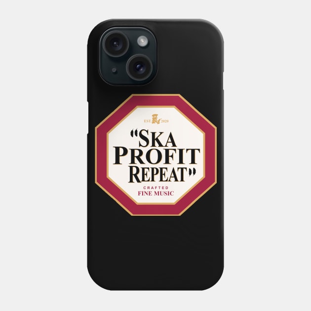 Ska Profit Repeat Beer Label Phone Case by Ska Profit Repeat.