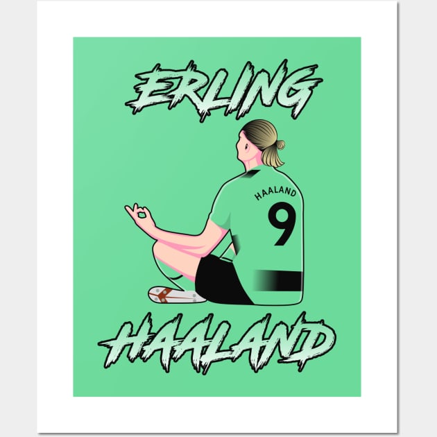 Erling Haaland Poster, Erling Haaland, Manchester City Poster, Mancity  Poster