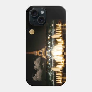 Eiffel Tower at Night, 1972 Phone Case