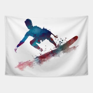 Surfer sport art Tapestry