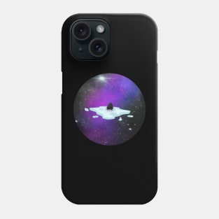 Penguin couple stargazing Phone Case