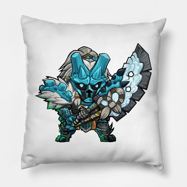 monster hunter rise Pillow by mprokolo corgi