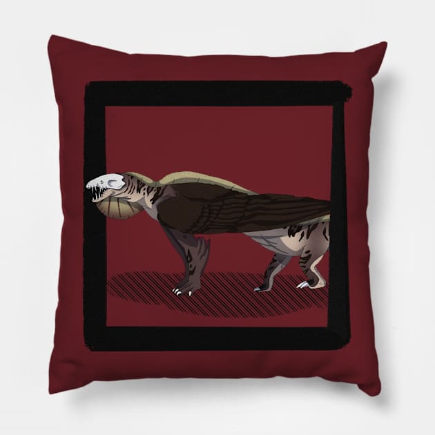 Amphibious Monster Pillow by Innominatam Designs