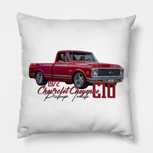 1972 Chevrolet C10 Cheyenne Pickup Truck Pillow