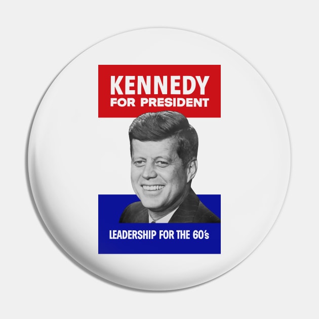 Kennedy For President - Vintage Election Pin by warishellstore