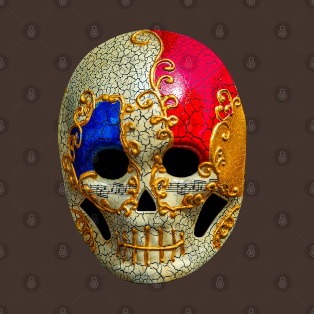 Music and skull Mask by dalyndigaital2@gmail.com