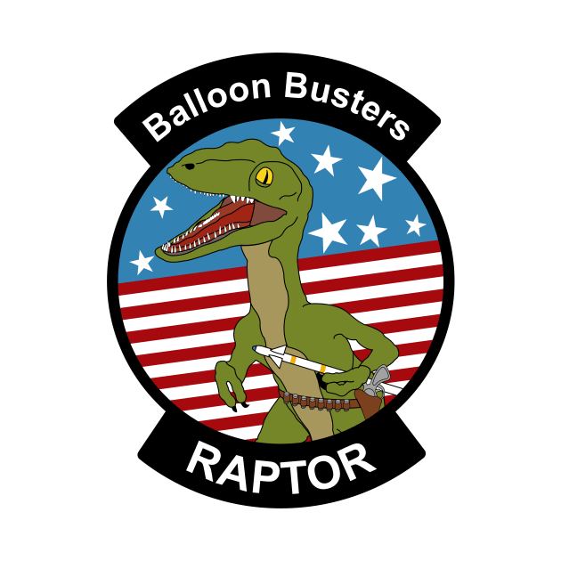 Chinese Spy Balloon, F-22 “Balloon Busters” patch by Dexter Lifestyle