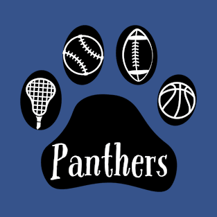 Panthers sports paw T-Shirt