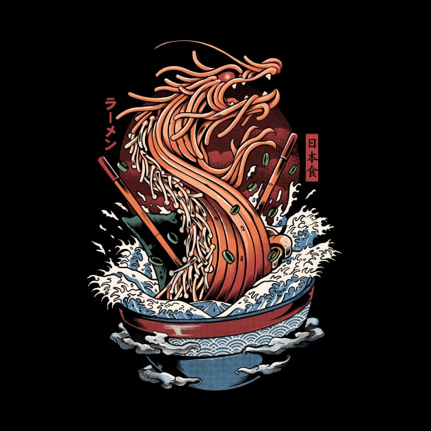 Ramen Dragon by Ilustrata