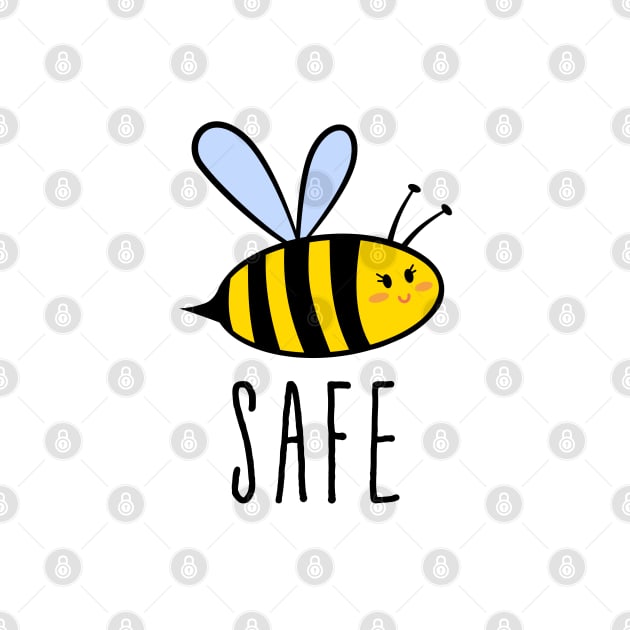 Be safe, cute bee by beakraus