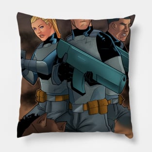 Battle Monsters Issue #1 Cover Art Pillow