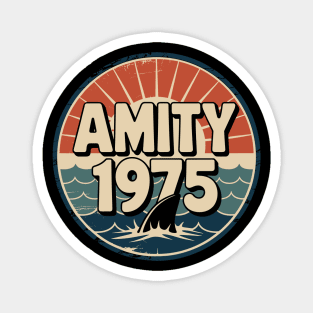 Amity 1975 Retro Vintage Beach Magnet