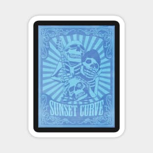 SUNSET CURVE ROCK BAND (POSTER VERSION) #4 Magnet