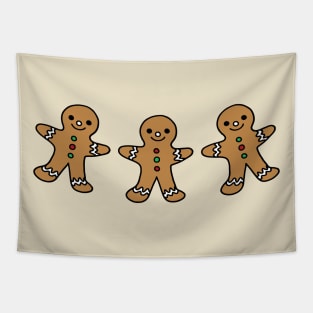 Christmas Gingerbread Cute Christmas Holiday Cozy Winter Tapestry