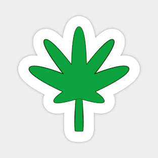 Weed leaf | Yoh casual tee Magnet