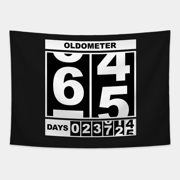 65th Birthday Oldometer Tapestry by mikepod