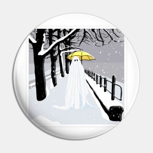 Winter Ghost Pin