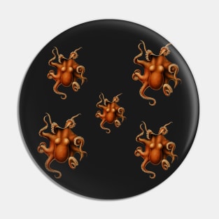 Octopus Set Classic Colors Pin