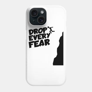 Cliff jumping drop every fear Phone Case