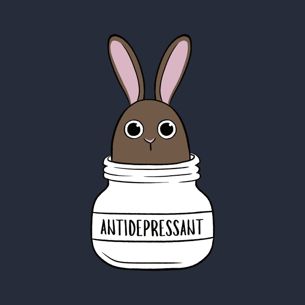 Antidepressant Bunny 2 by Firlefanzzz