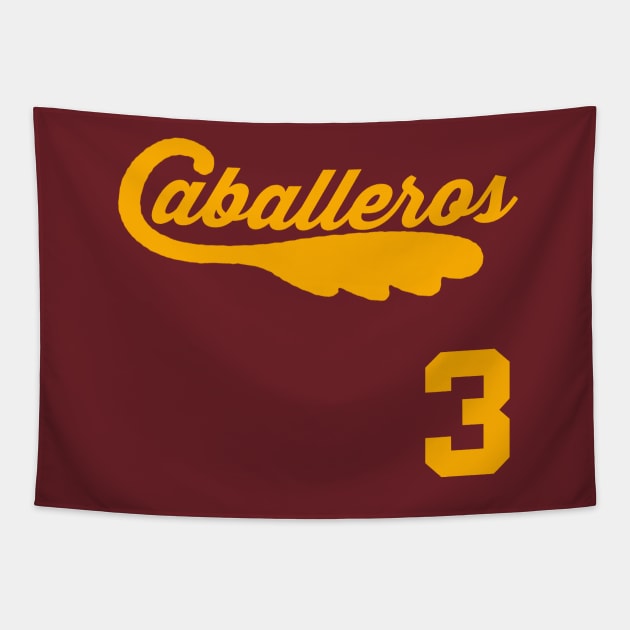 Cleveland Caballeros Throwback Tapestry by CFieldsVFL