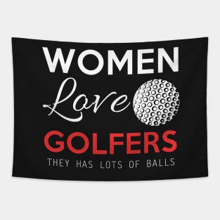 Golfer Mom Tapestry