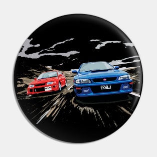 evo 6 TME vs sti 22B Pin