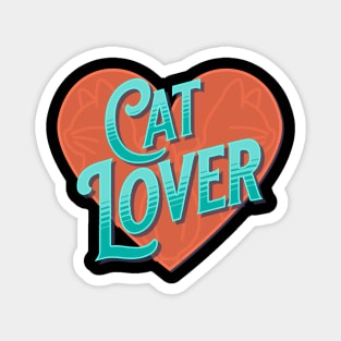 Cat Lover Heart Magnet