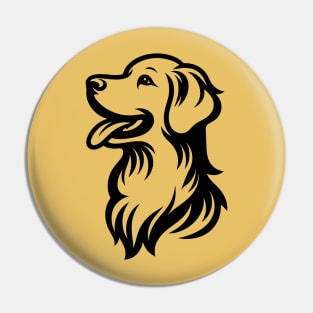 Golden Retriever Dog Pin