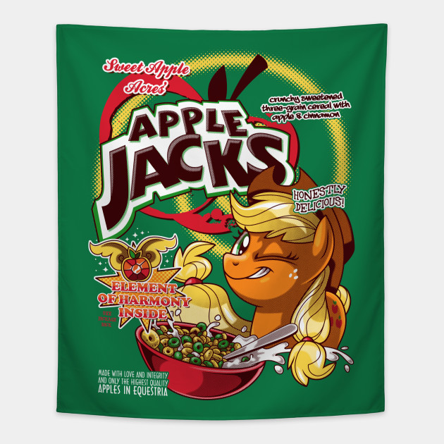 Apple Jacks Honestly Delicious! My Little Pony Tapestry TeePublic