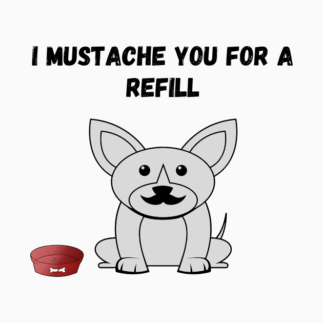 Mustache puppy pun by AJDP23