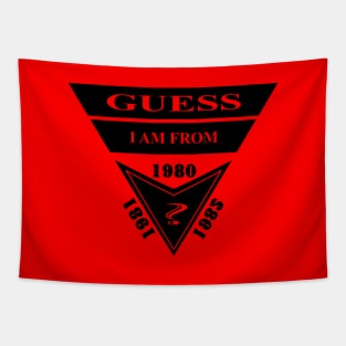 GUESS, I AM FROM? SAMER BRASIL 1980 1981 1982 Tapestry