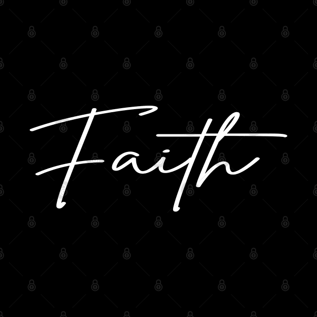 Faith Word art, Christian Design by ChristianLifeApparel