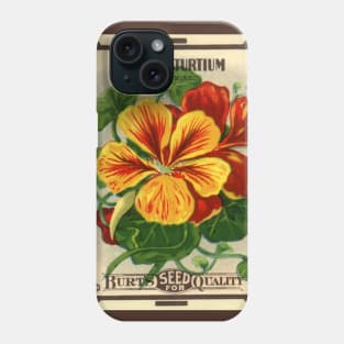 Vintage Burt's Seed for Quality Seed Packet Phone Case