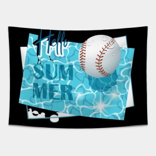 summer baseball Tapestry