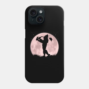 Bigfoot Playing Saxophone Player Phone Case