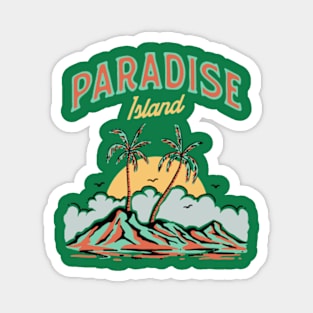 Hawaii retro paradise Magnet