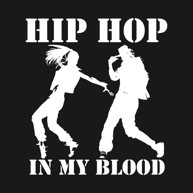 Hip-hop dancers, hip hop in my blood by Girlart