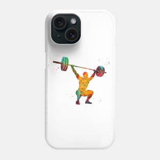 Male weightlifter Phone Case