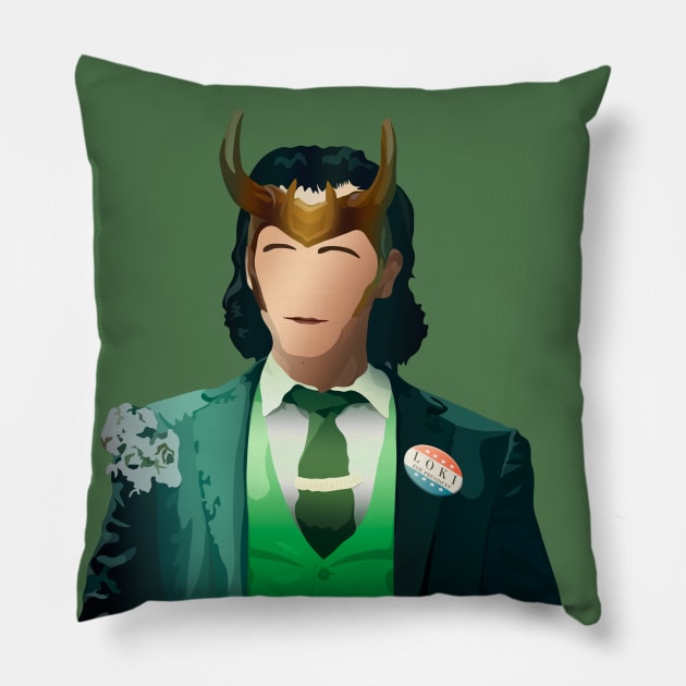President Loki Pillow by sadieillust