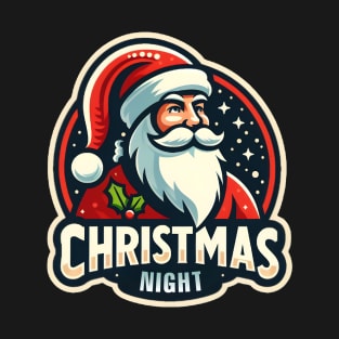 Christmas Night With Santa Claus T-Shirt