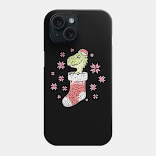 dino christmas Phone Case