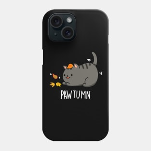 Pawtumn Cute Cat Autum Pun Phone Case