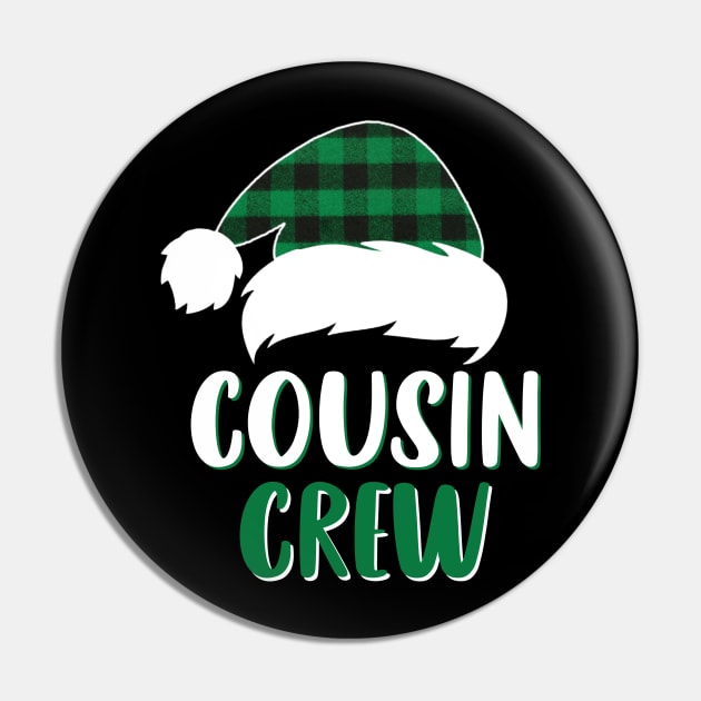 Cousin Crew Green Plaid Santa Hat Family Matching Christmas Pajama Pin by Sincu