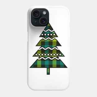 Tartan Yule Christmas Tree Phone Case