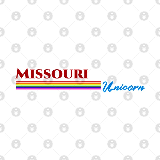 Missouri Unicorn Gift by Easy On Me